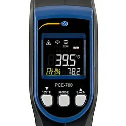 Wall Moisture Meter PCE-780-ICA incl. ISO Calibration Certificate Display