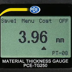 Wall Thickness Meter Display