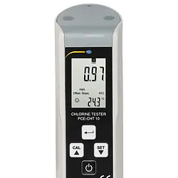 Water Analysis Meter PCE-CHT 10 Chlorine Tester display