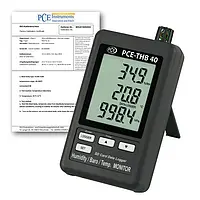 Barometric Pressure Meter PCE-THB 40-ICA incl. ISO Calibration Certificate 