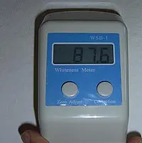 Brightness / Whiteness Color Meter PCE-WSB 1 Display