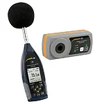 Class 2 Data Logging Sound Level Meter PCE-428-Kit-N with Sound Calibrator