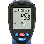 Condition Monitoring Infrared Thermometer PCE-890U display