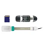 Environmental Tester PCE-228 SD card reader and electrode