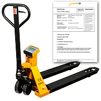 Floor Scale PCE-PTS 1N-ICA incl. ISO Calibration Certificate