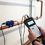 Ultrasonic HVAC Meter PCE-TDS 100H application