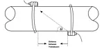 Ultrasonic HVAC Meter PCE-TDS 100H technical drawing