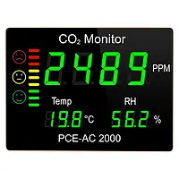 Hygrometer PCE-AC 2000 front