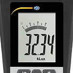 Illuminometer PCE-172-ICA incl. ISO Calibration Certificate - front display