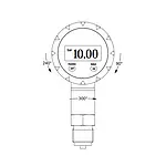 Manometer technical drawing