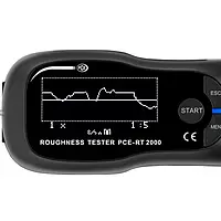 Material Surface Roughness Tester PCE-RT 2000 display