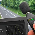 Noise Meter / Sound Meter PCE-MSL 2BT application