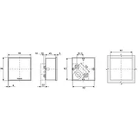Panel Meter technical drawing