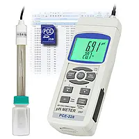 pH Meter PCE-228-ICA incl. ISO calibration certificate