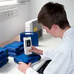 Spectrophotometer in use