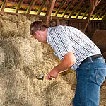 Thermo Hygrometer for straw.