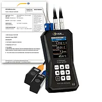 Ultrasonic testing device PCE-TDS 200+ S-ICA incl. ISO-Calibration Certificate