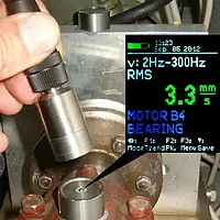 Vibration Recorder PCE-VM 25 application